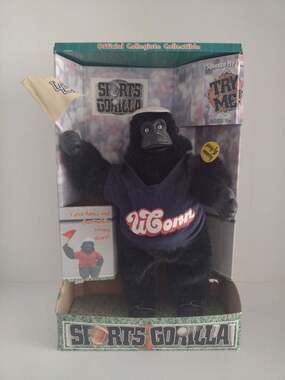 VINTAGE GEMMY SPORTS GORILLA 1998 DANCE AND CHEER UConn